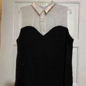 Black and white size 20 Eloquii top
